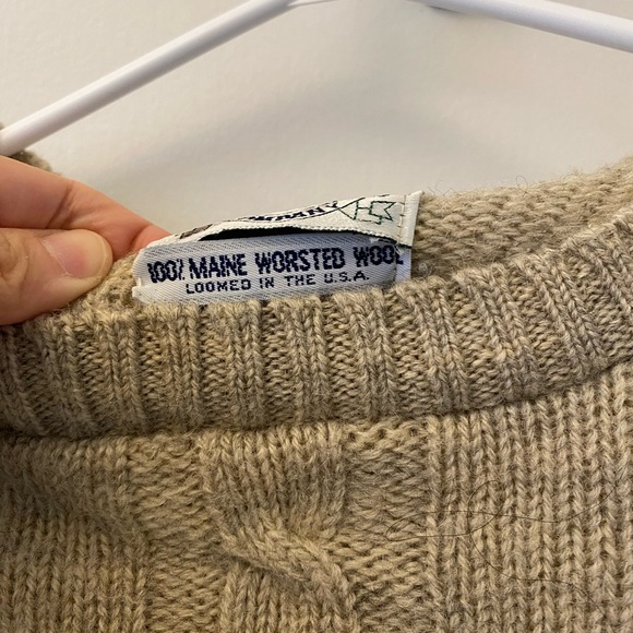 VINTAGE Cambridge Dry Goods USA Made Wool Long-Sleeve Adult Women's Size M - Picture 3 of 5